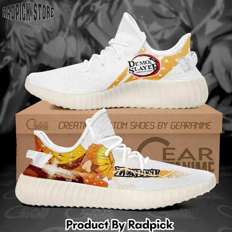 Zenitsu agatsuma yeezy shoes thunder breathing skill anime  rp252252252